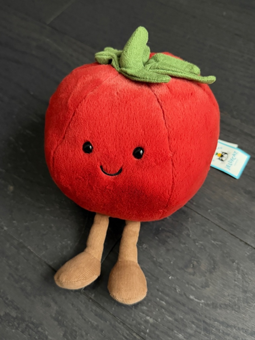 BNWT RARE Jellycat Tomato Amuseable Plush Stuffed Soft Baby Vegetable toy HTF